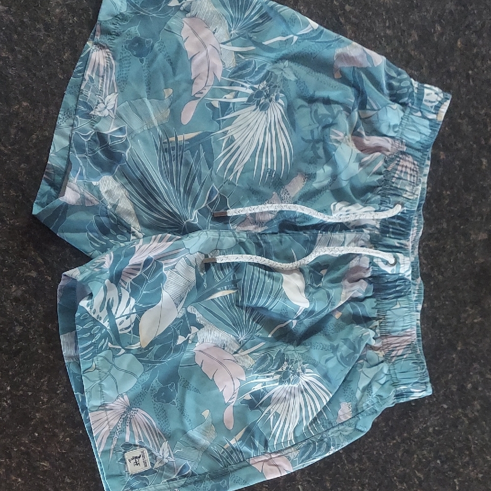 Tropical Print Swim Shorts